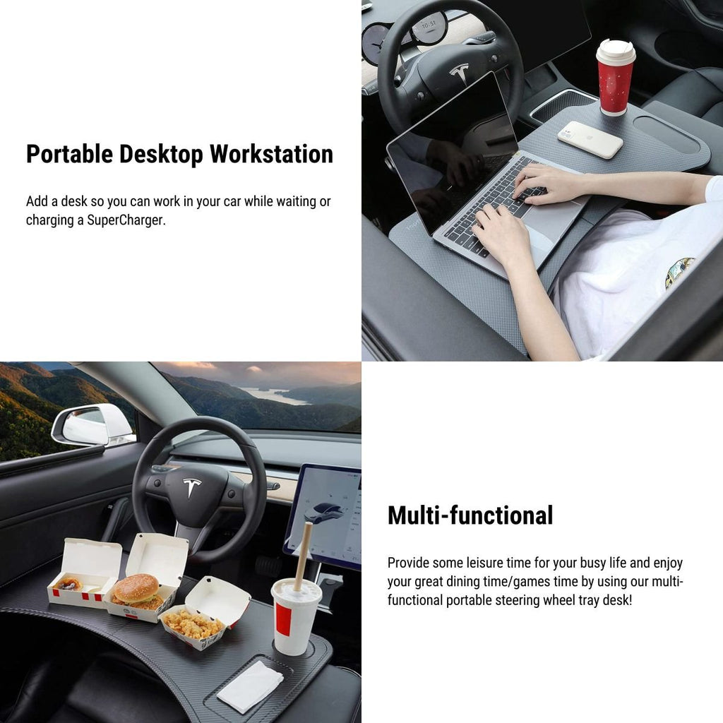 Foldable Laptop Working Desk for Model 3 / Model Y | Sikunuo
