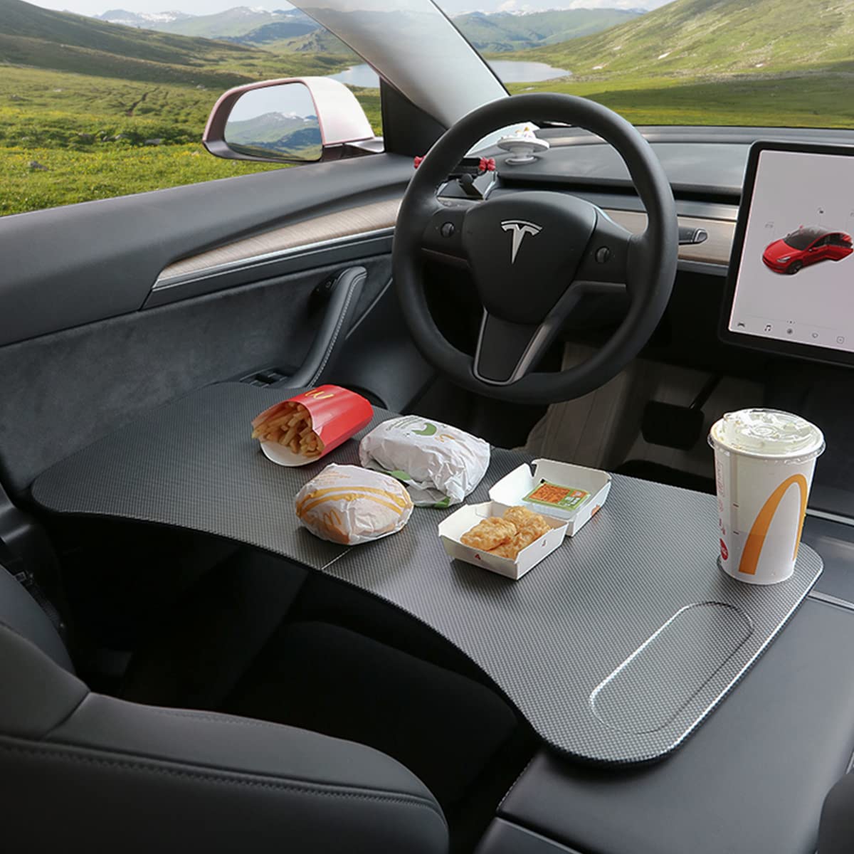 Foldable Laptop Working Desk for Model 3 / Model Y | Sikunuo