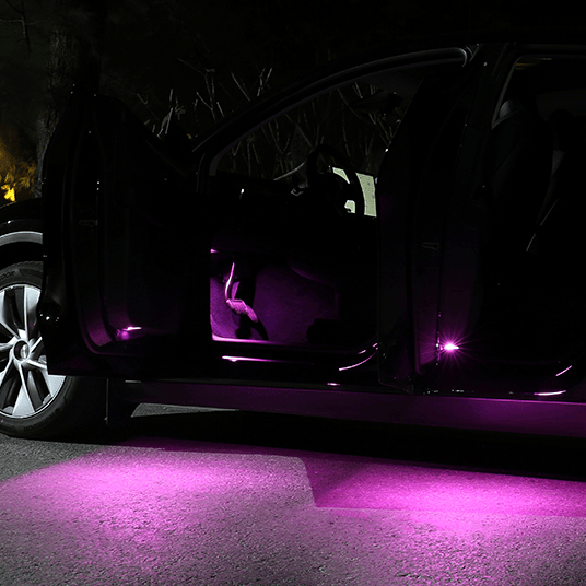 Sikunuo Footwell / Puddle / Glovebox / Frunk / Trunk LED Lights for Model 3/Y/S/X
