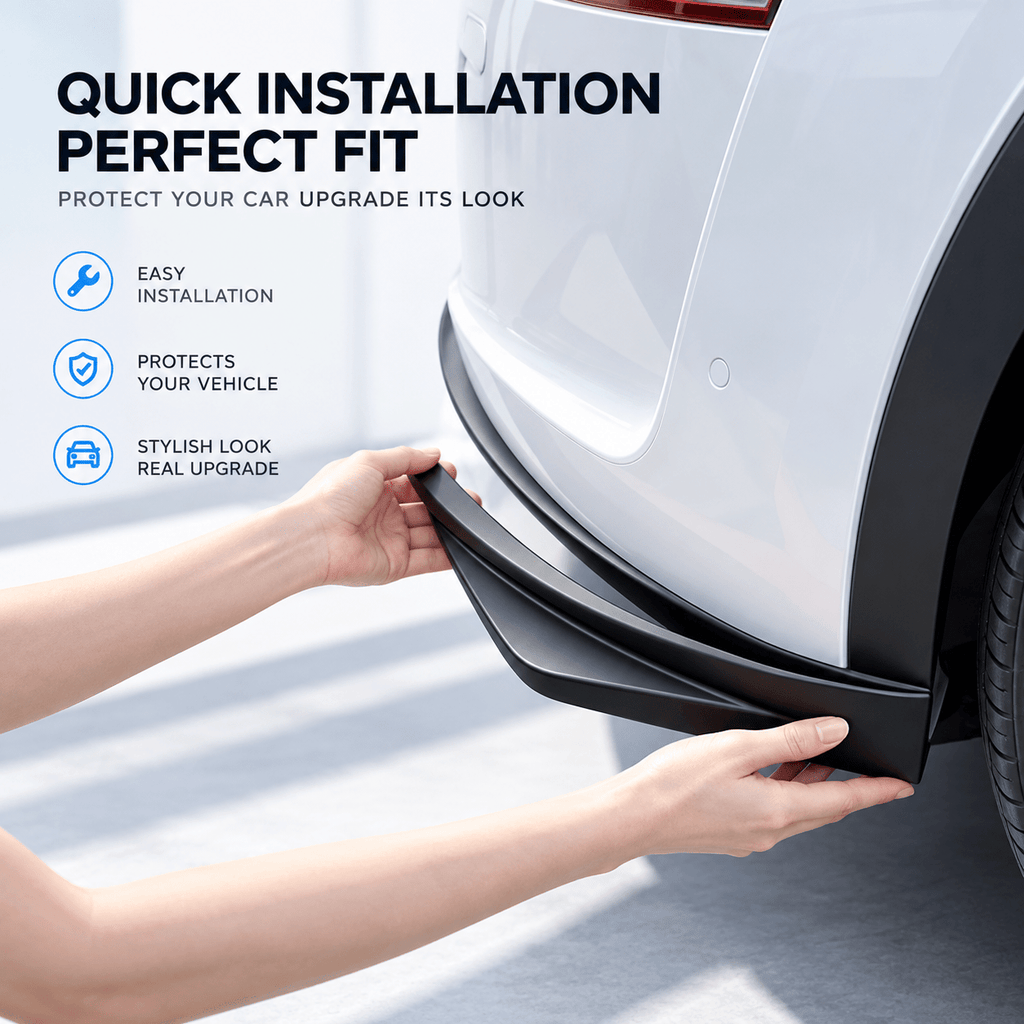 Front Bumper Corner Guards for Tesla Model Y Juniper / Model YL (2-Piece) | ABS
