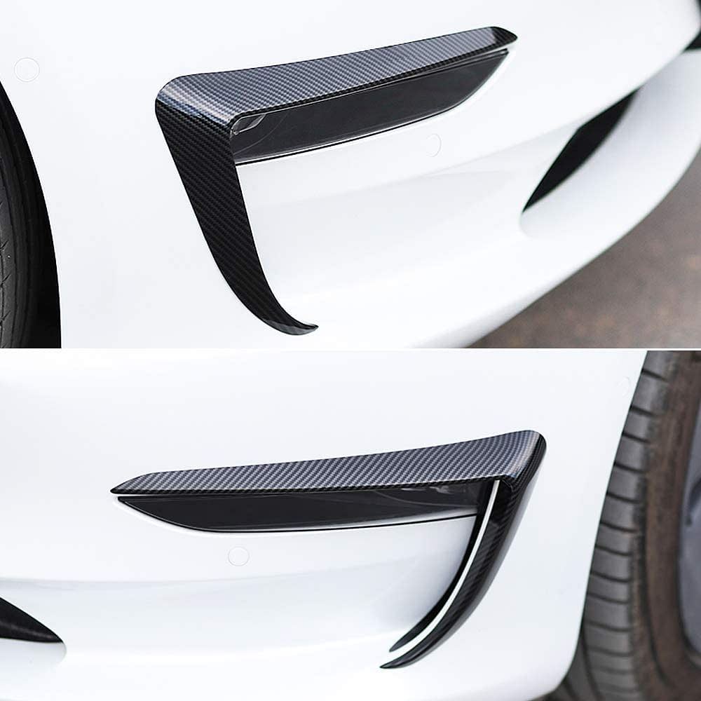 Front Fog Light Eyebrow Trim for Model 3/Y | 4 Finishes | 2-Pack