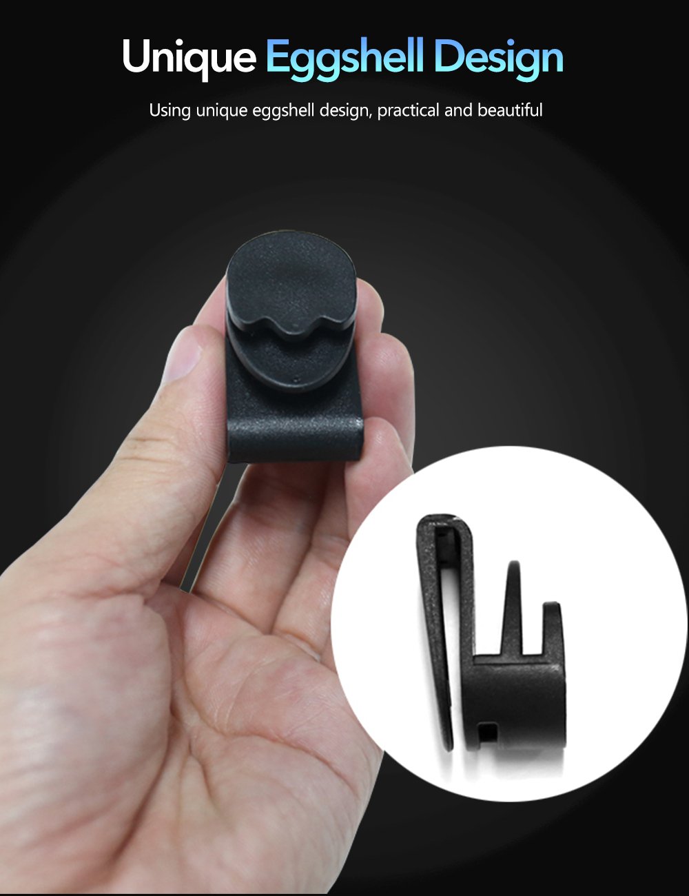 Sikunuo Model Y Front Trunk Hooks | ABS Storage Organizer 2021-2025 (2-Pack)