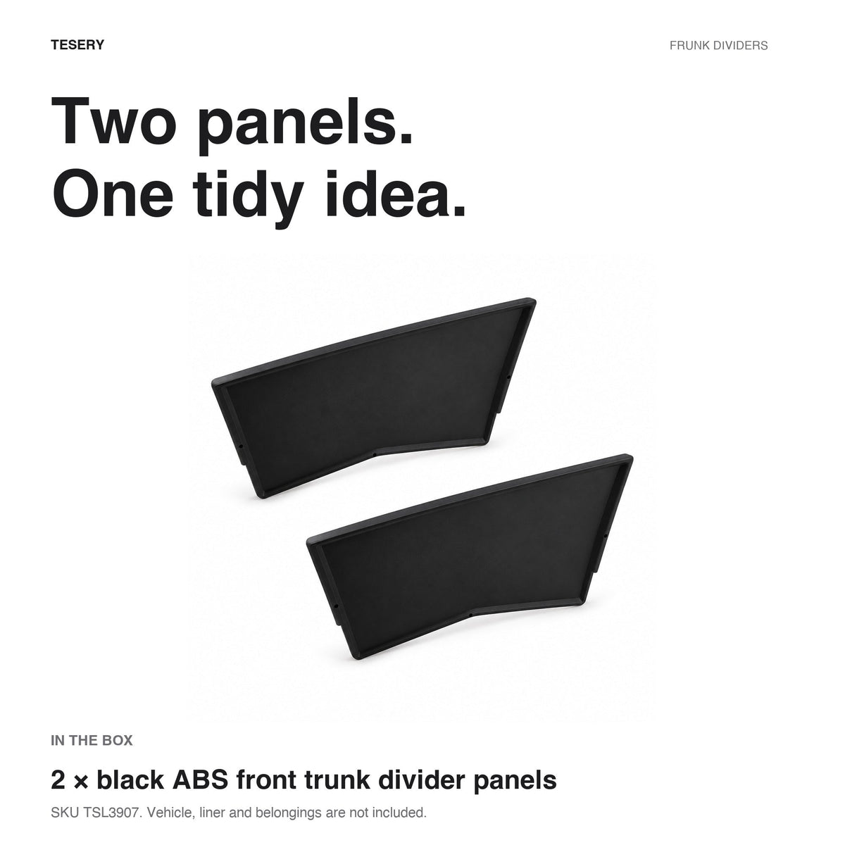Front Trunk Partition Panel for Model Y Juniper