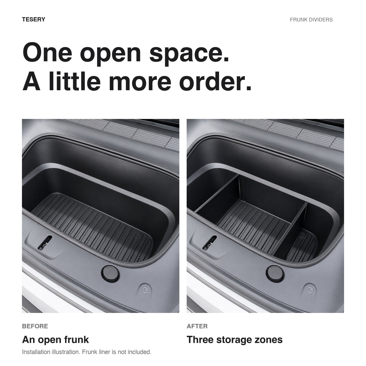 Front Trunk Partition Panel for Model Y Juniper
