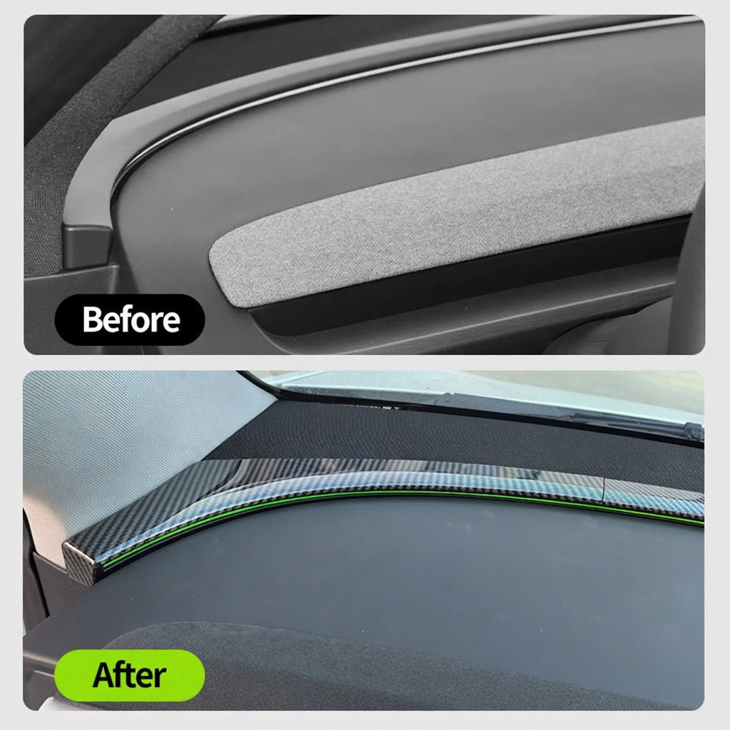 Front Windsheild Ambient Light Trim Kit for Model Y Juniper & Model YL