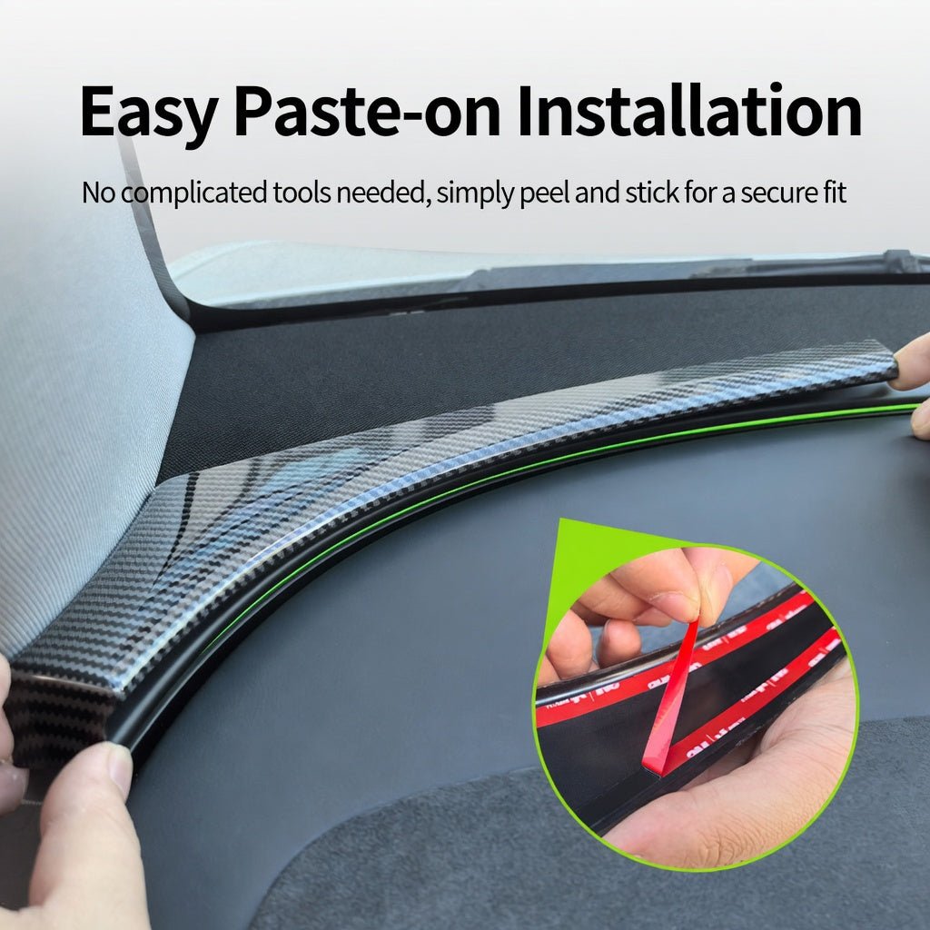 Front Windsheild Ambient Light Trim Kit for Model Y Juniper & Model YL