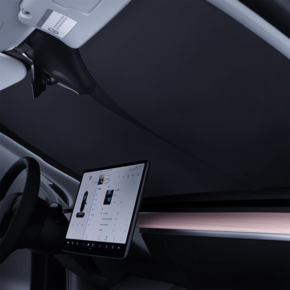 Front Windshield Sunshade for Model 3 / Model Y | Sikunuo
