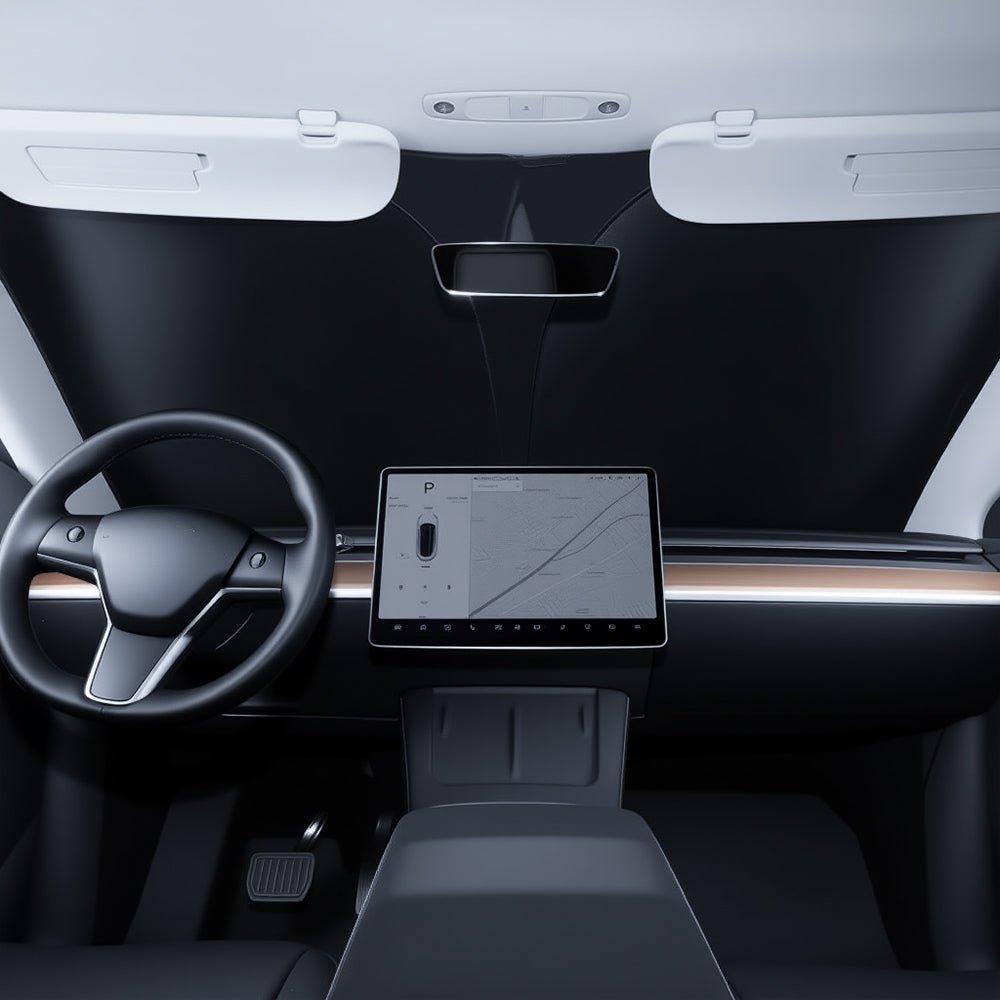Front Windshield Sunshade for Model 3 / Model Y | Sikunuo