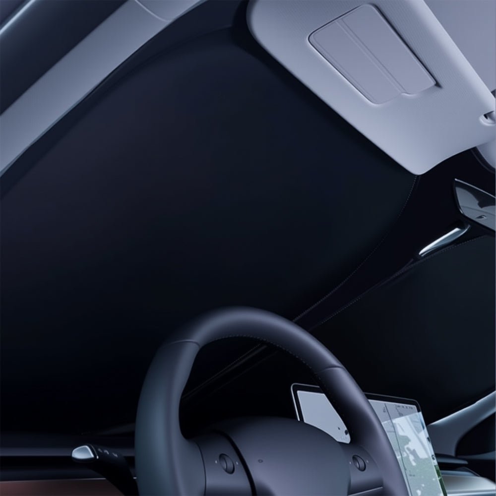Front Windshield Sunshade for Model 3 / Model Y | Sikunuo