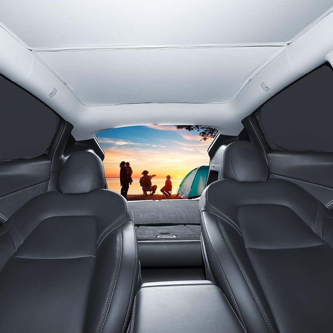 Full 8pcs Set Side Window Shade for Model Y | Sikunuo