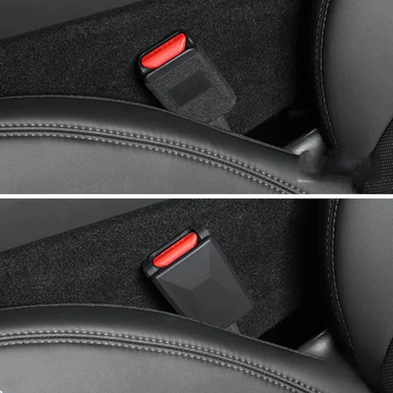 Full-Coverage Silicone Front Seat Belt Buckle Cover for Model Y Juniper / Model 3 Highland / Model YL