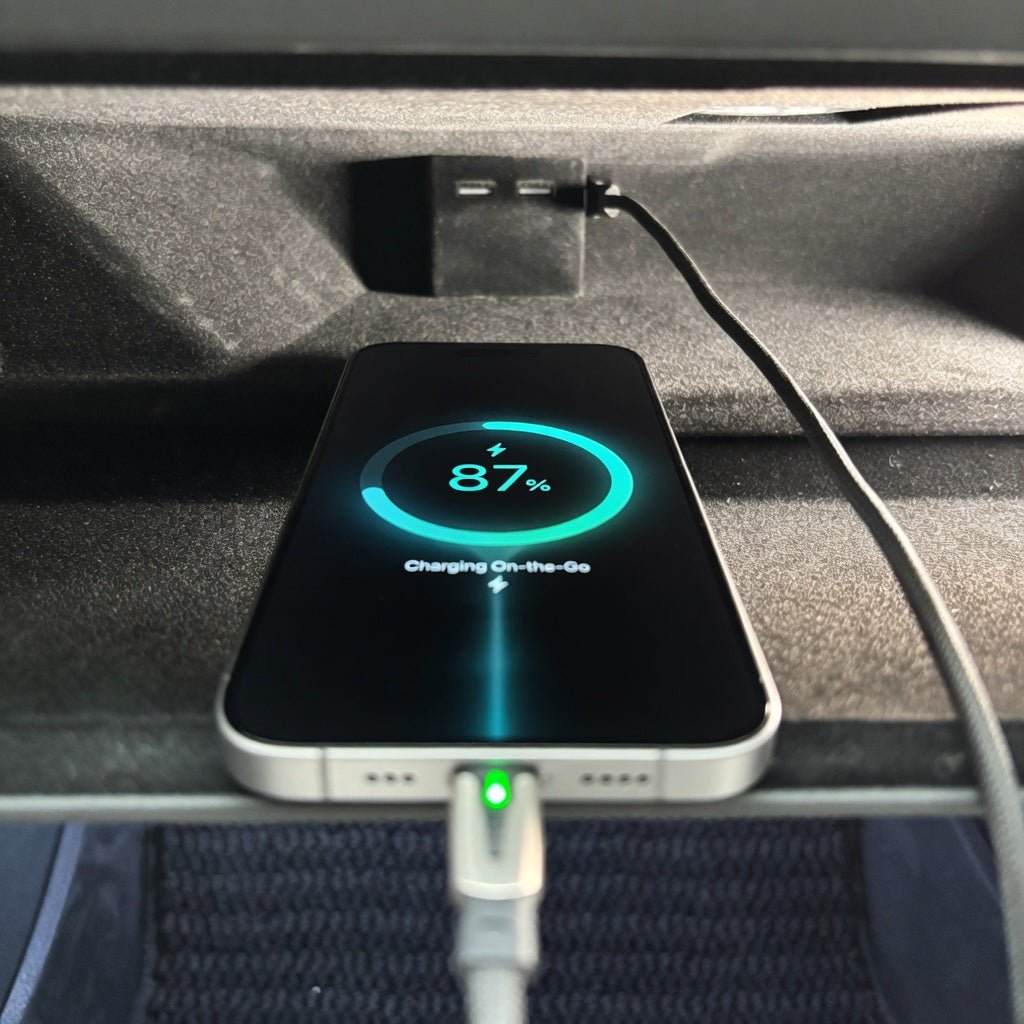 Glove Box USB Docking Station for Model Y Juniper & Model 3 Highland - 4 Ports | Plug-and-Play