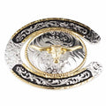 Gold Bull Western Belt Buckle