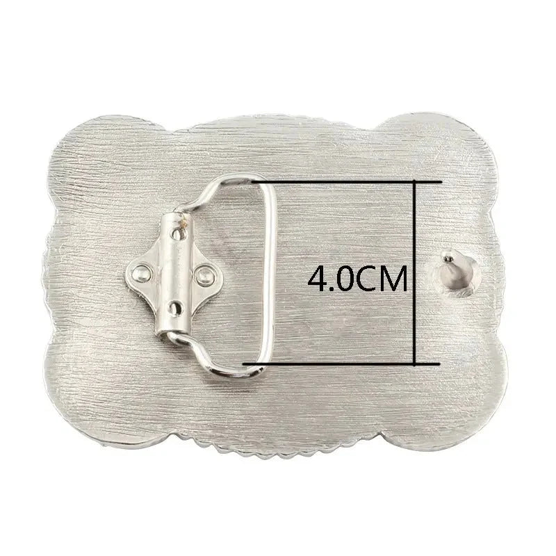 Golden Cross and Horse Belt Buckle