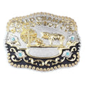 World Champion Golden Cowboy Belt Buckle