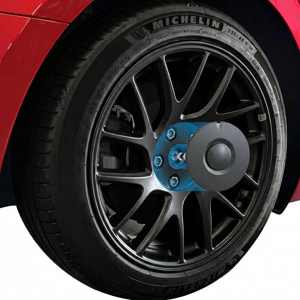 18“ Photon Wheels Half-Rim Hub Center Caps for Model 3 Highland (2024+) | Sikunuo