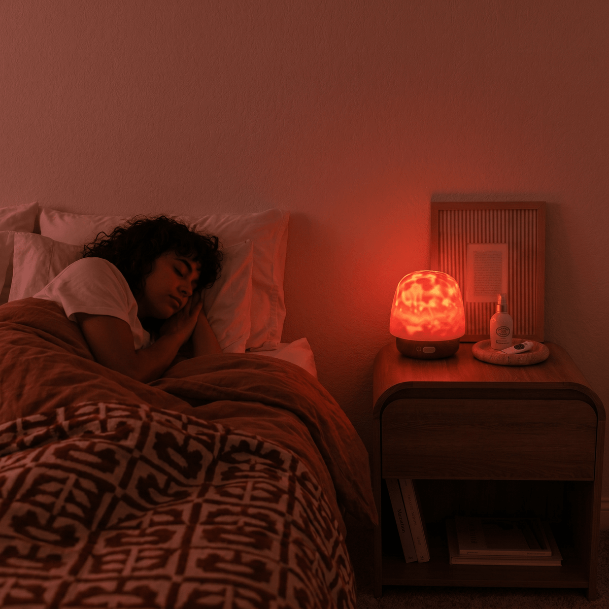 Sleep Aid Night Light with Soothing Ambient Glow for Bedroom & Nursery