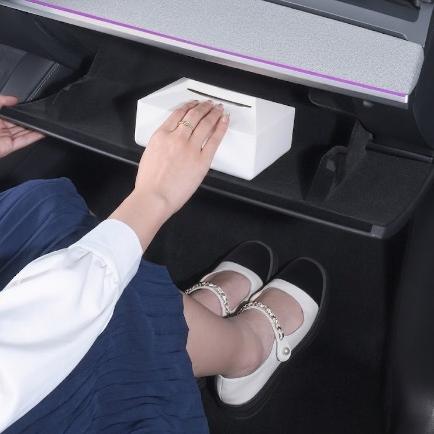 Hidden Silicone Tissue Box Holder for Model 3/Y/S/X