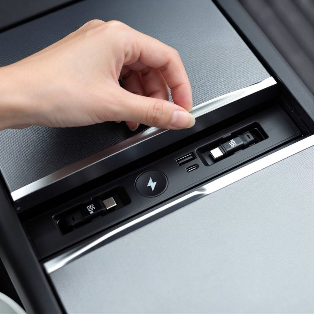 Hidden USB HUB for Model YL 6-Seater  – Features Apple Watch Fast Charging