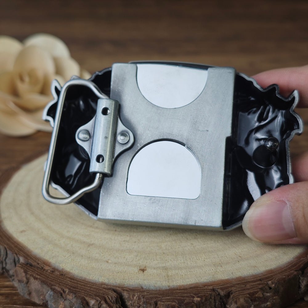Horse Belt Buckle with Secret Lighter Inside