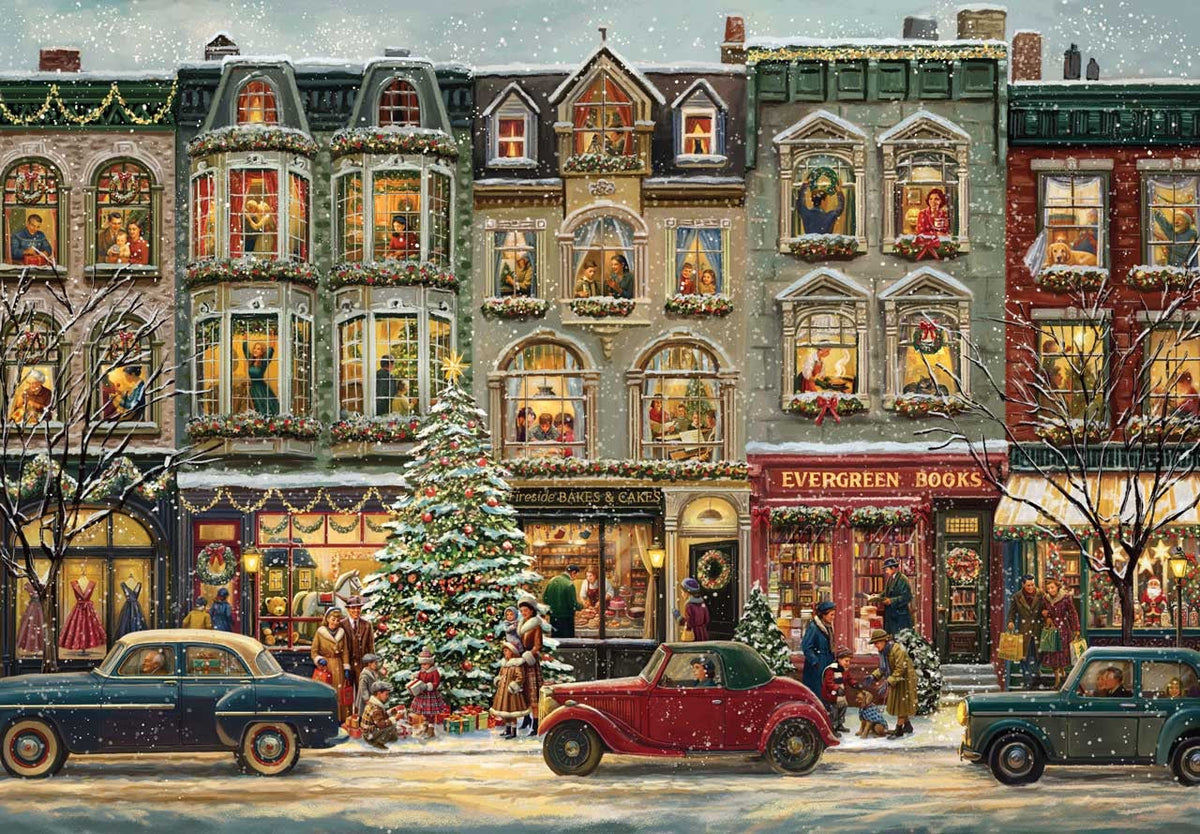 Wooden Christmas Puzzle - Unique Puzzle Pieces for Adults and Families