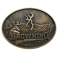 Hunting Elk Cowboy Belt Buckle