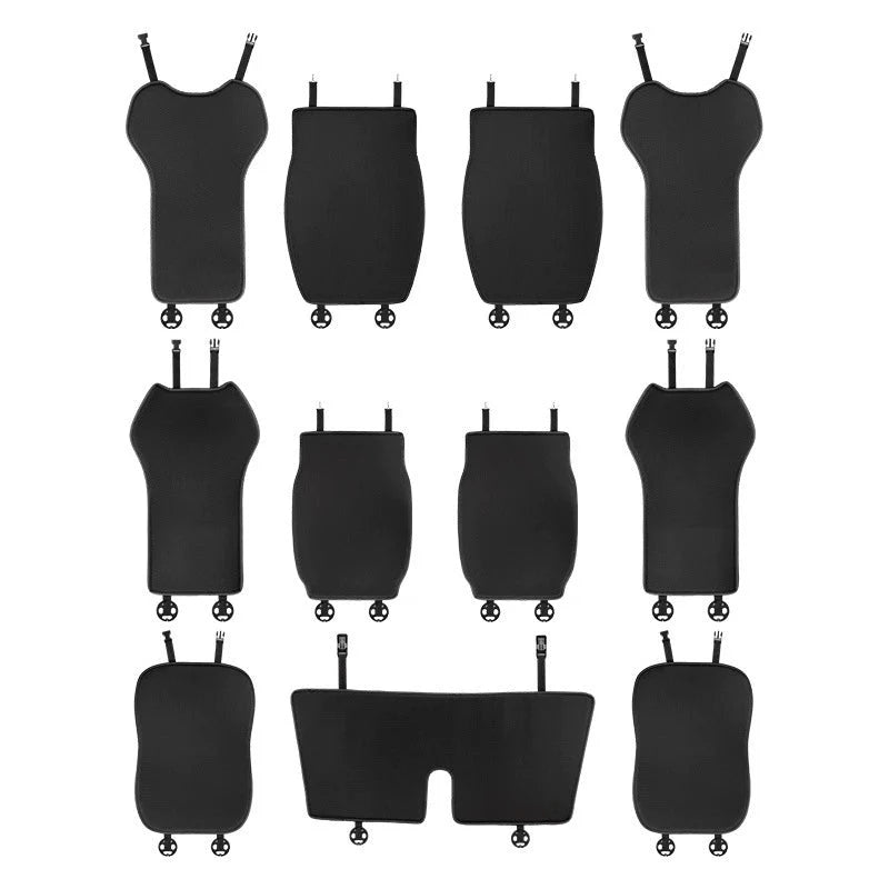 Ice Silk Ventilated Seat Covers for Model YL 6-Seater (11PCS)
