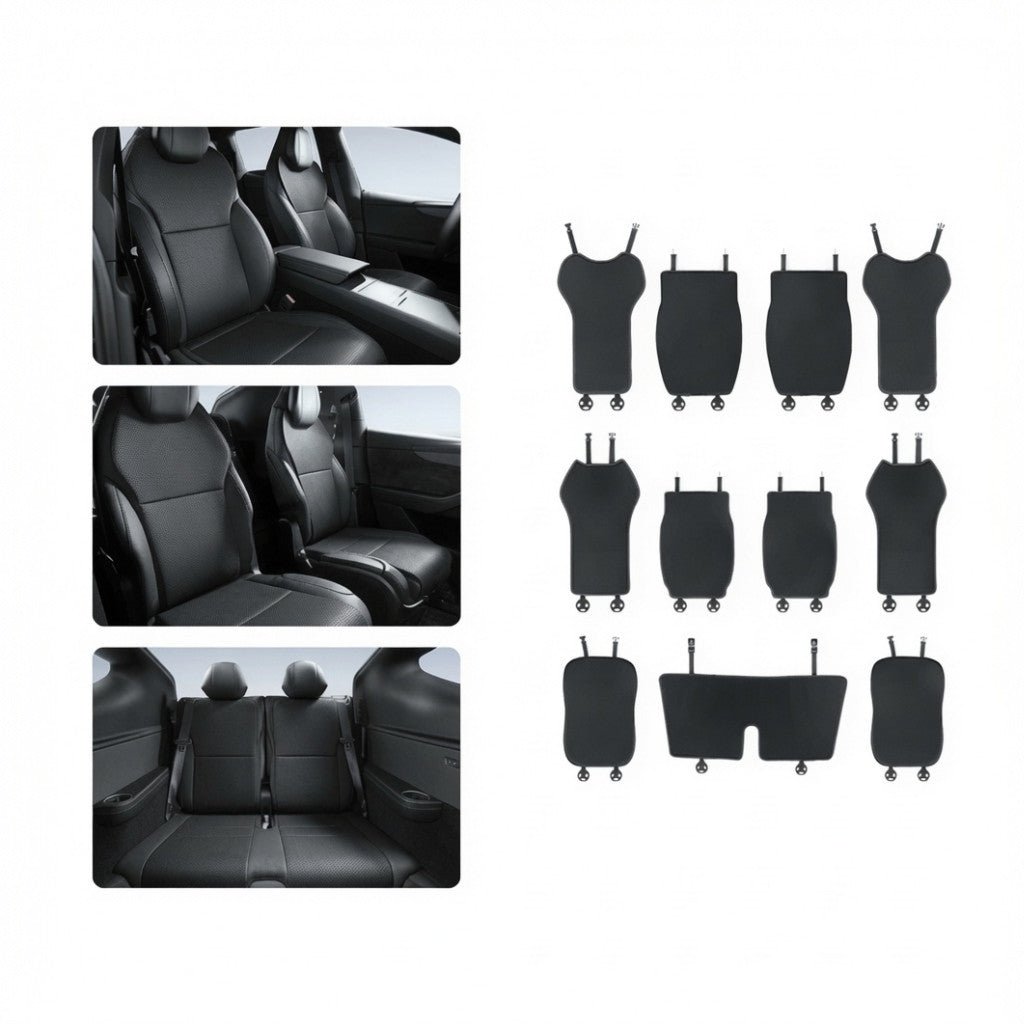 Ice Silk Ventilated Seat Covers for Model YL 6-Seater (11PCS)