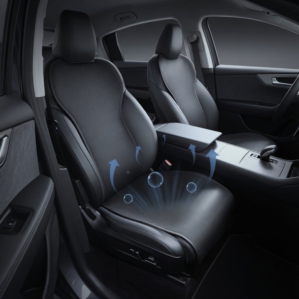 Ice Silk Ventilated Seat Covers for Model YL 6-Seater (11PCS)