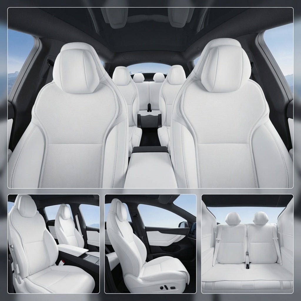 Ice Silk Ventilated Seat Covers for Model YL 6-Seater (11PCS)