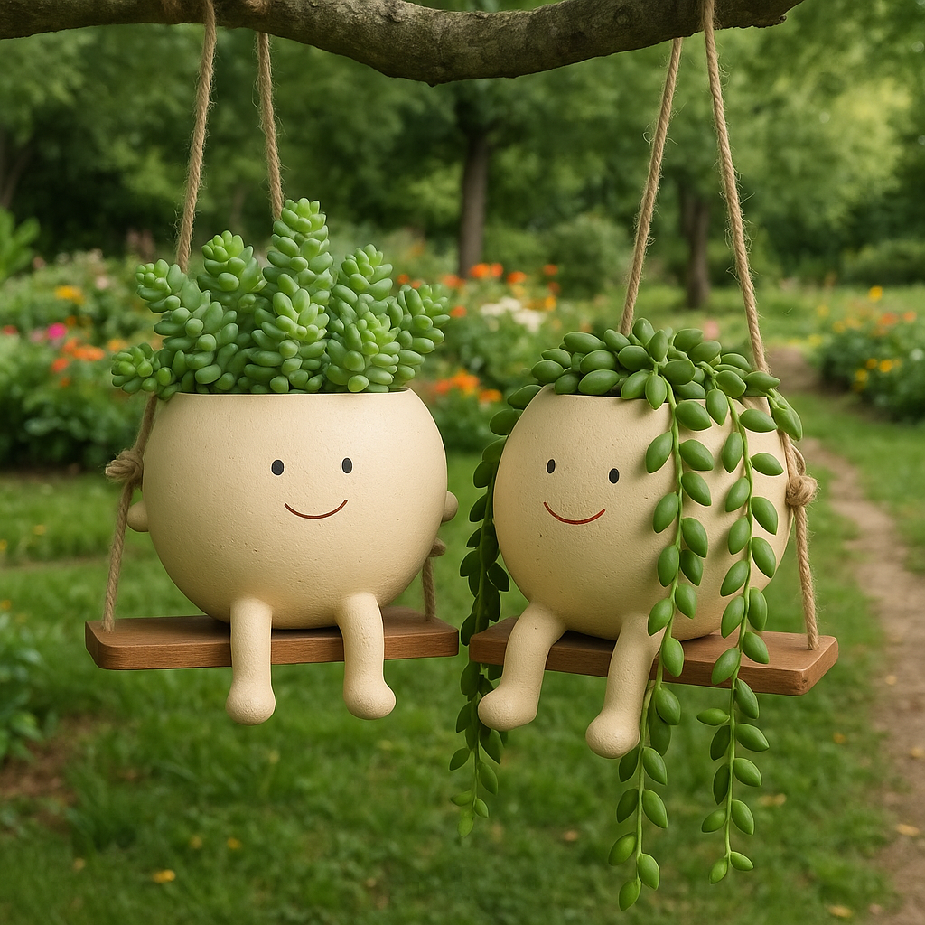 Sikunuo | Happy Buddy Hanging Plant Pot