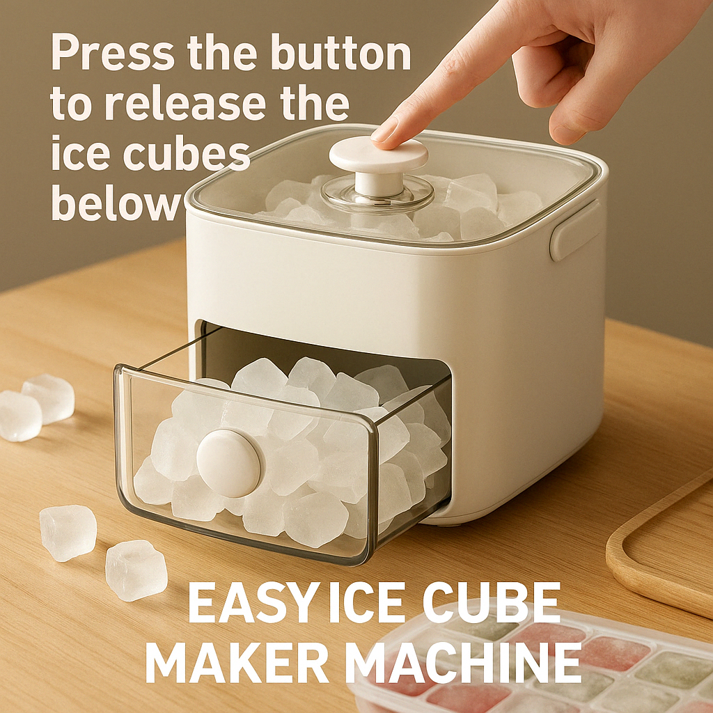 Sikunuo | 48-Grid Easy Ice Cube Maker Machine