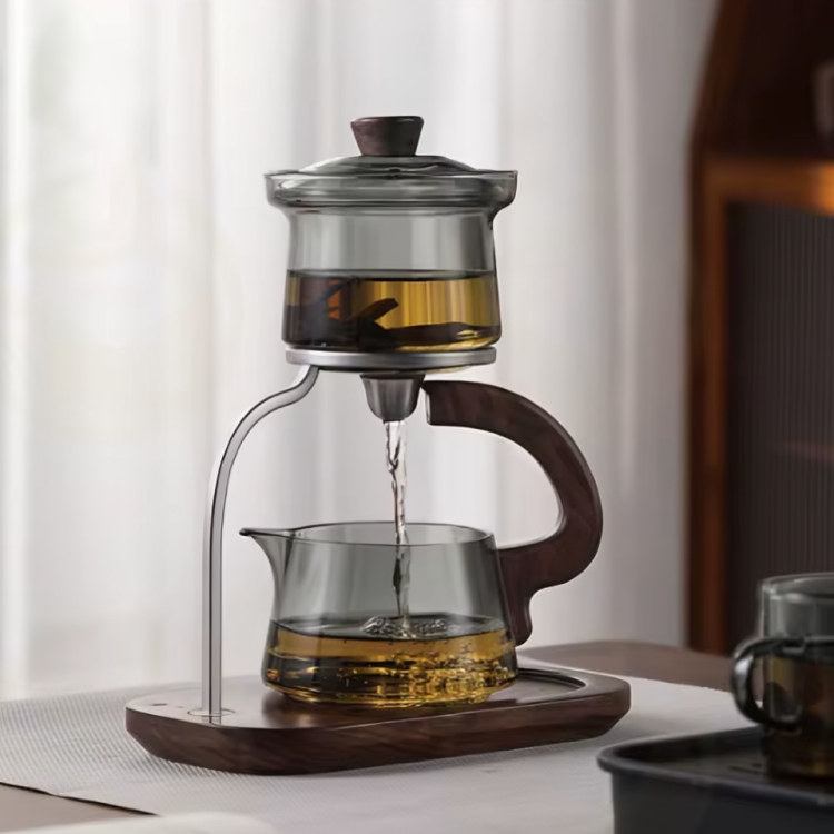 Sikunuo | Walnut Signature One-Key Glass Tea Set