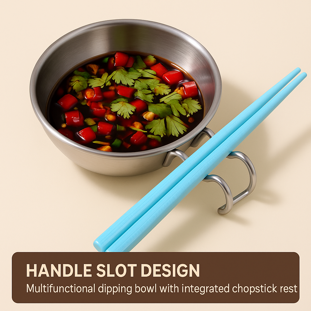 Sikunuo | Fun Size Stainless Steel Dipping Bowl