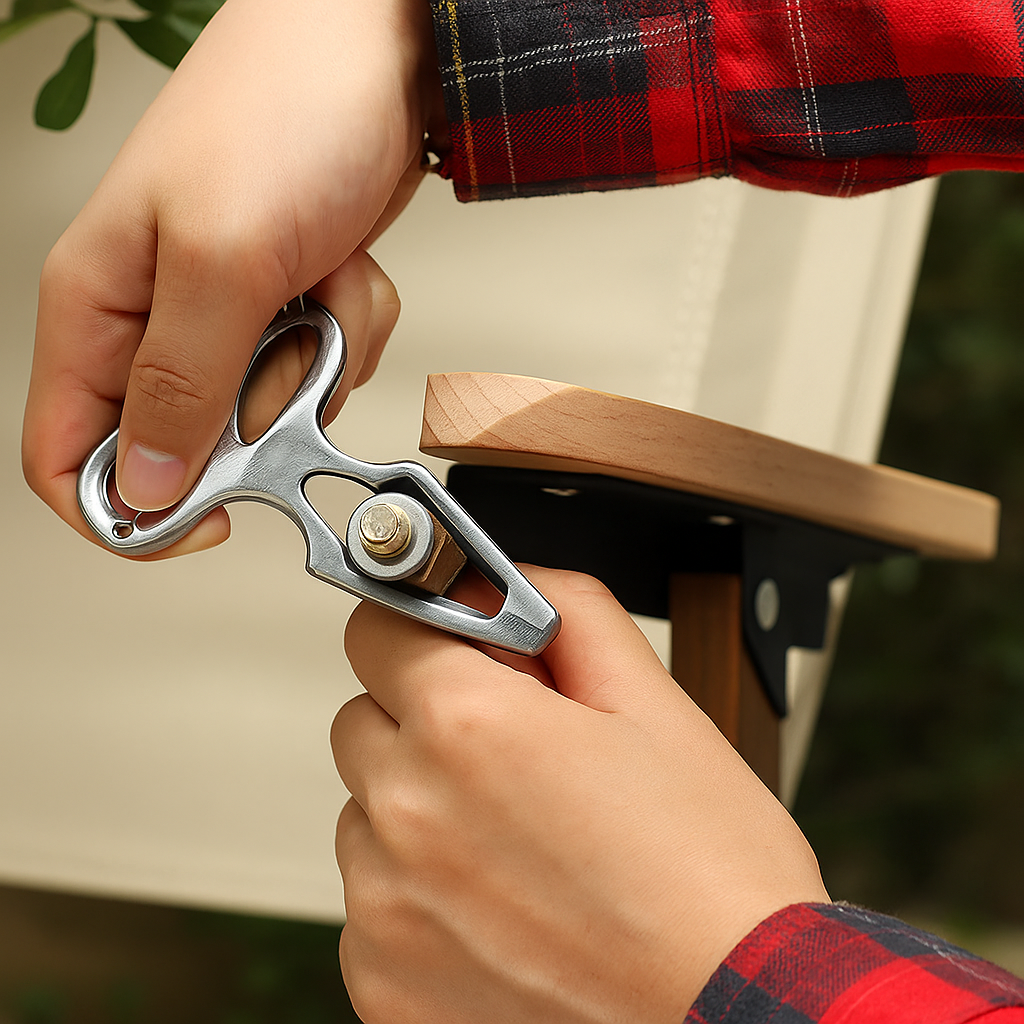 Sikunuo | Stainless Steel Survival Multi-Tool Bottle Opener Camping Wrench