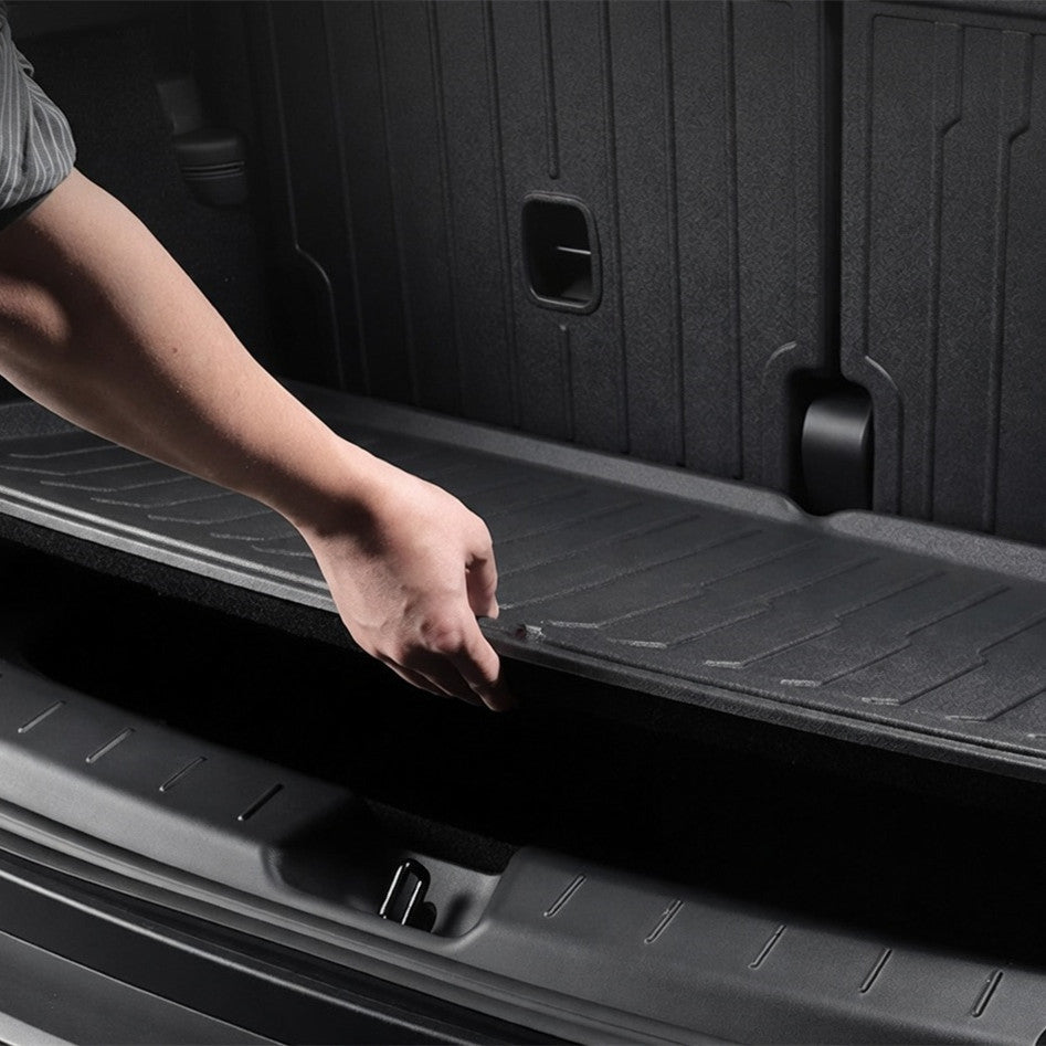 Sikunuo All Weather TPE Trunk Mats for Model YL 6-Seater