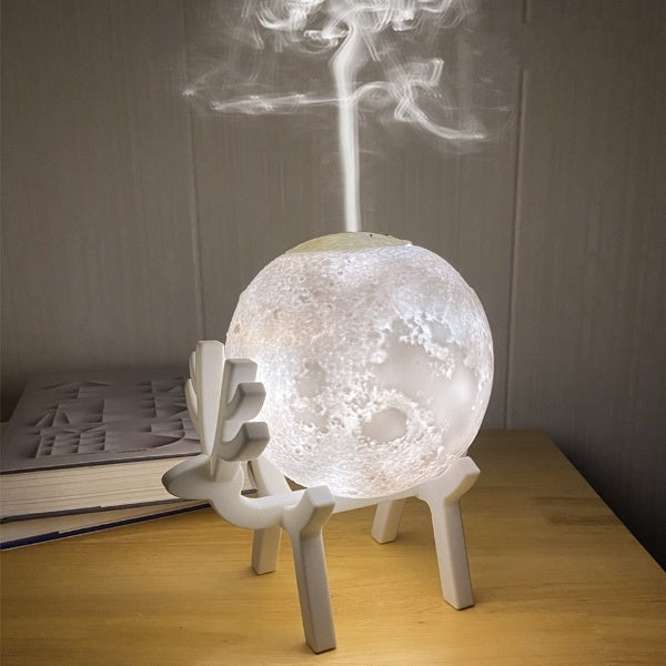 Sikunuo | Ultrasonic Moon Creative Air Humidifier Led Lamp