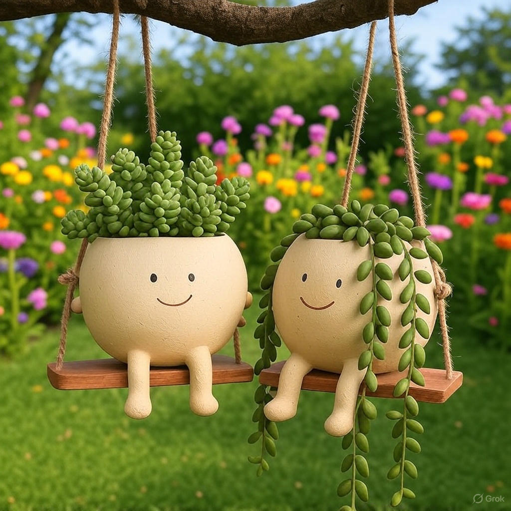 Sikunuo | Happy Buddy Hanging Plant Pot