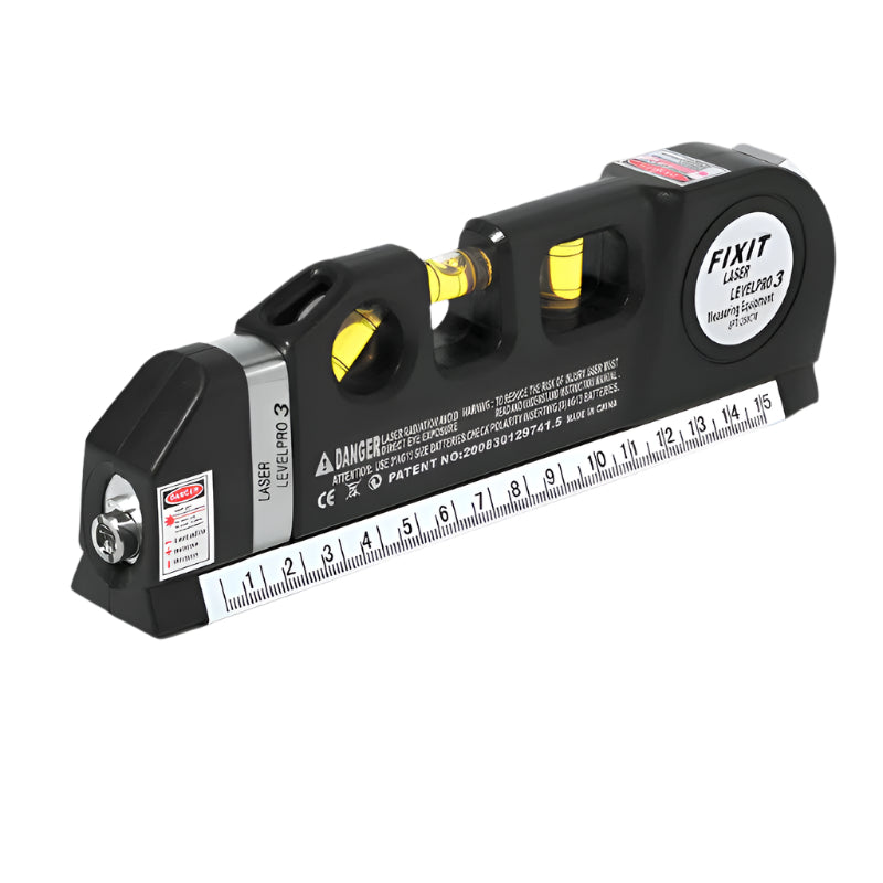 in-1 Tool – Laser Level with Ruler, Level, and Protractor Sikunuo