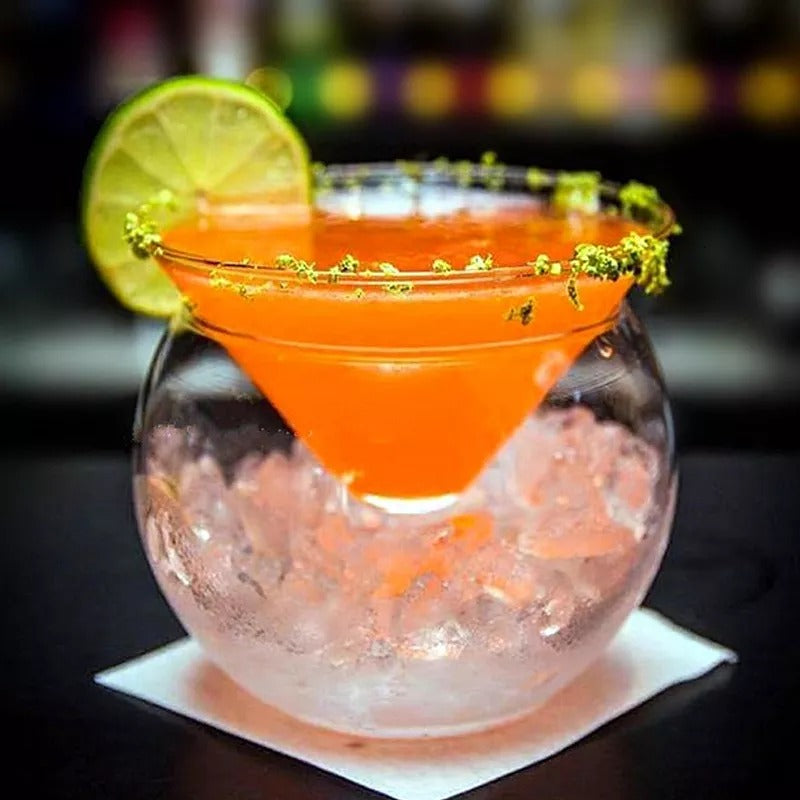 Sikunuo | Crystal Iced Cone Cocktail Glass