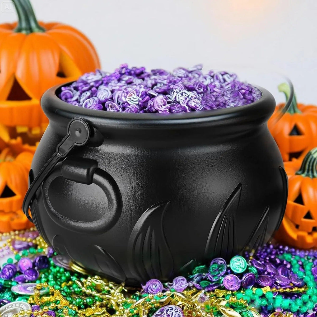 Sikunuo | Cauldron decoration – with floating magic bottle & fog effect
