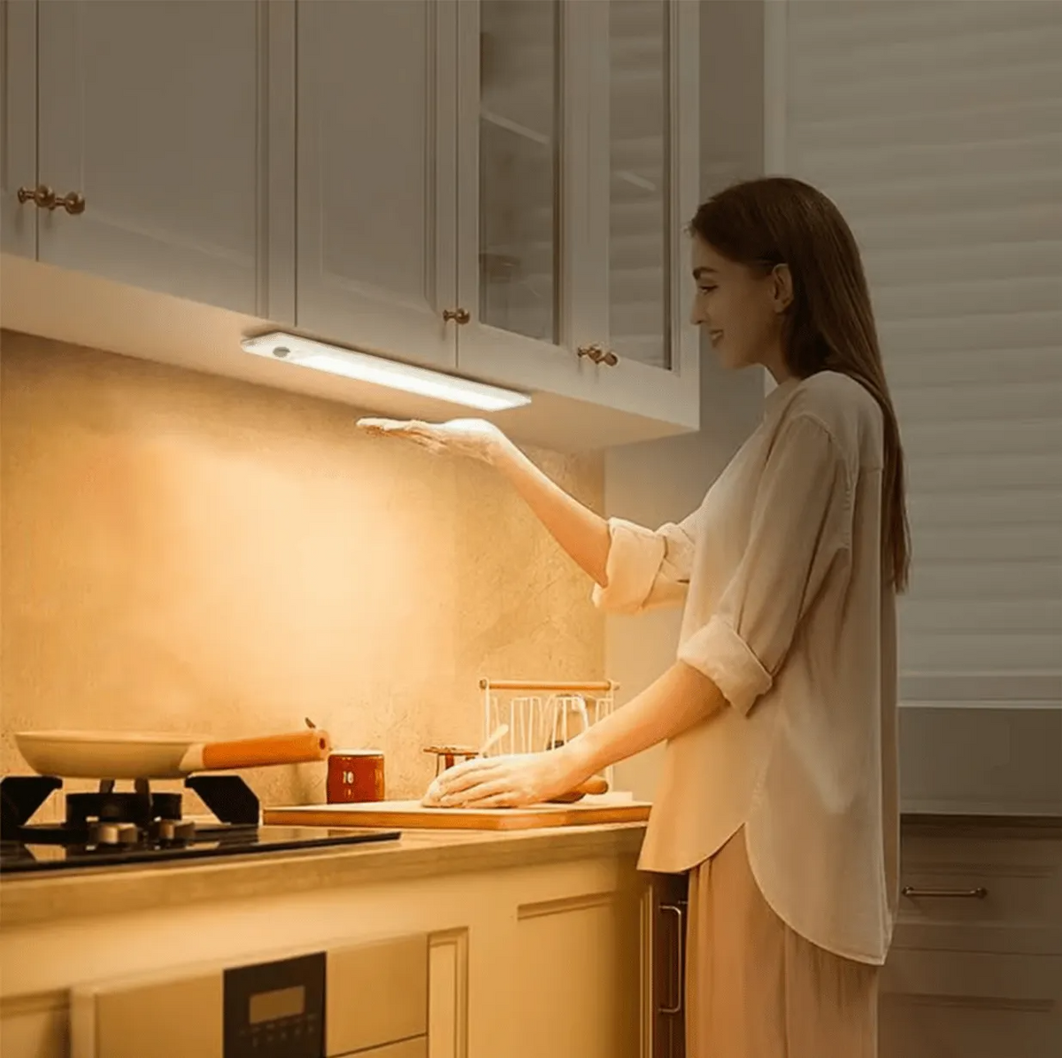 Sikunuo | LED Cabinet Light with Motion Sensor – Several Months on a Single Charge