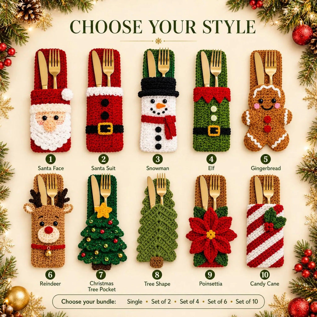 Christmas Cutlery Holder Collection