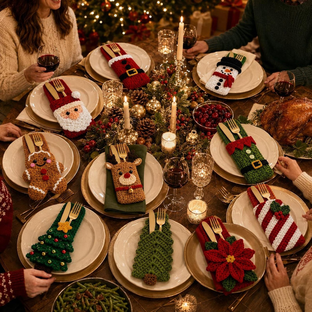 Christmas Cutlery Holder Collection