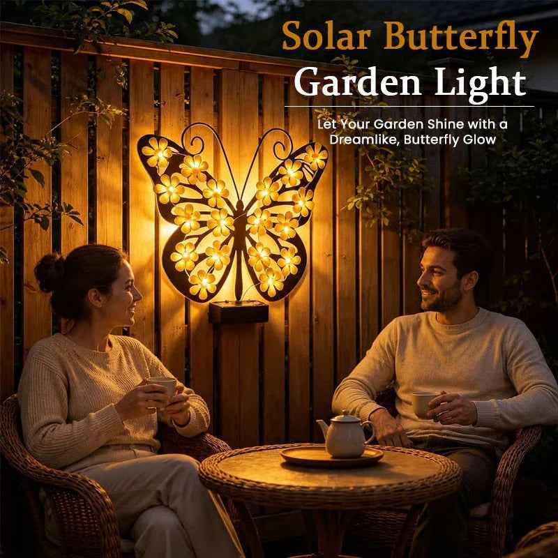 Solar Butterfly Light Elegant Glow for Your Outdoor Space