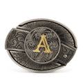 Initial A To Z Western Belt Buckle for Cowboy Cowgirl