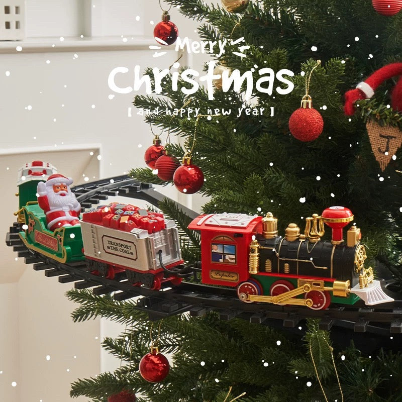 Christmas Tree Train - Electric Christmas Train with Lights and Sound