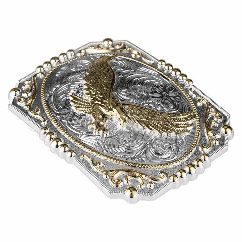 Large Gold Western Belt Buckle