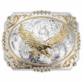 Large Gold Western Belt Buckle