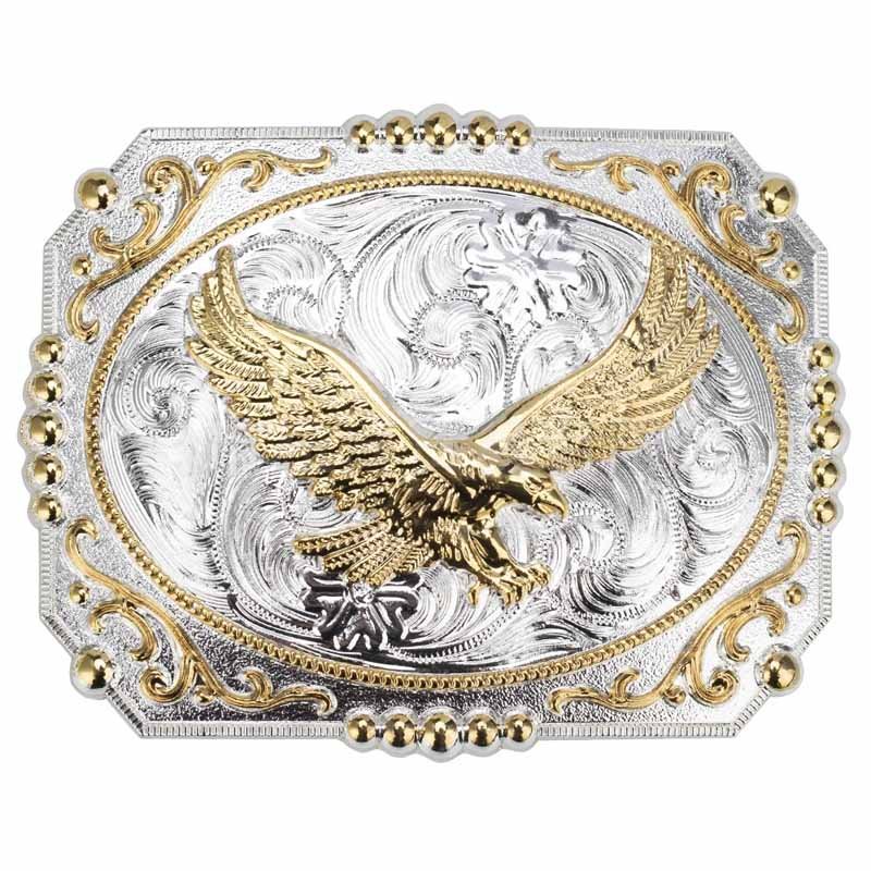 Large Gold Western Belt Buckle